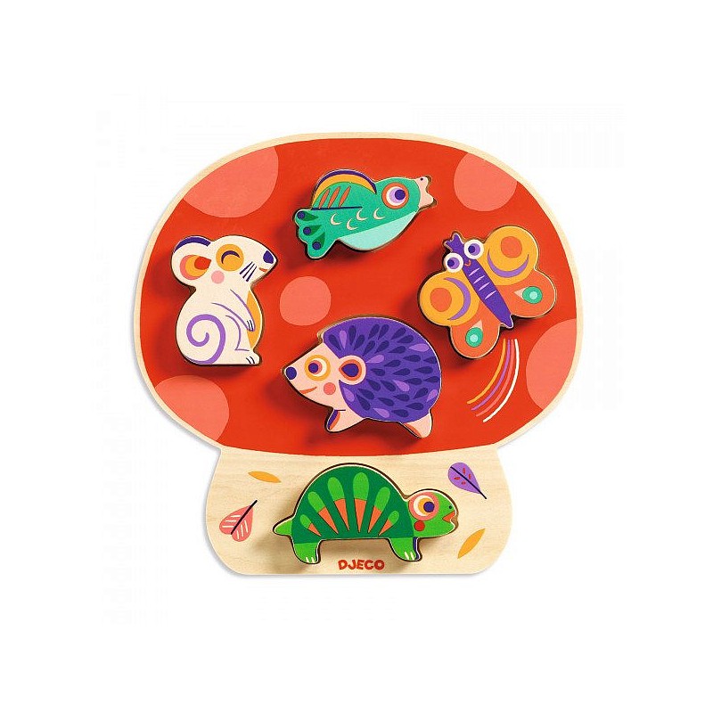 DJECO Wooden puzzle - Anianco DJ01066