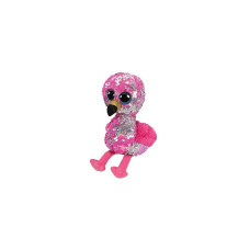 TY Flippables Toy PINKY SEQUIN FLAMINGO reg 15cm, TY36267