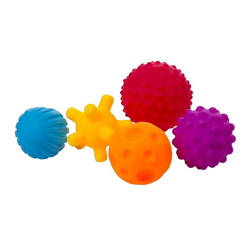 BOCIOLAND Textured Sensory Balls 5pcs BL036