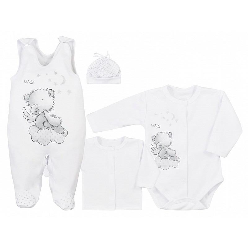 KOALA ANGEL baby clothes set 4D 50 size, 08-989 white