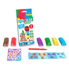 LOVIN'DO Radošais komplekts Modelēšanas mīkla Play Dough - Classic Asorti 6 krāsas ETC41196