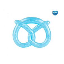 CANPOL BABIES elastic teether tooth rattle with blue PRETZEL 0m + 57/302