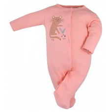 KOALA FARMA romper with long sleeves size 68 08-146 salmon