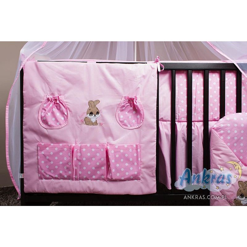 ANKRAS pocket for small items 60x60cm Rabbit - pink
