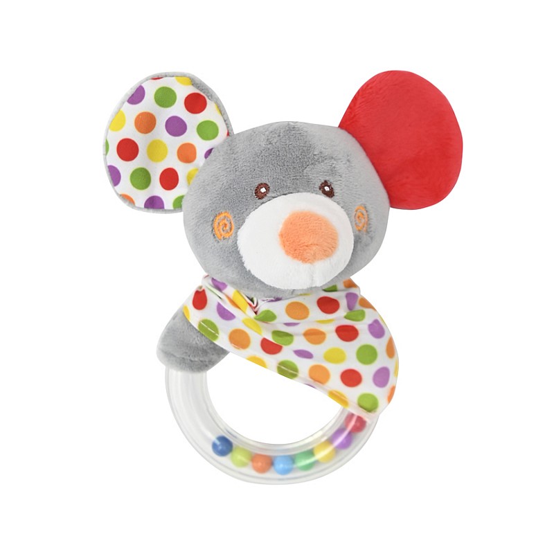 LORELLI rattle RING MOUSE, 1019136 0003