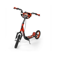 MILLY MALLY SCOOTER EXTREME scooter with inflatable wheels and brakes RED