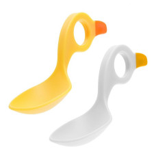 I CAN spoon with multifunctional handle 6m + 2 pcs., Yellow / White