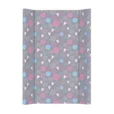 CEBABABY Soft profiled changing mat short 50x70 Lolly Polly Love