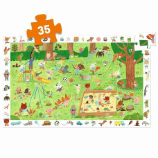 DJECO Observation puzzles - Little friends' garden - 35 pcs DJ07596