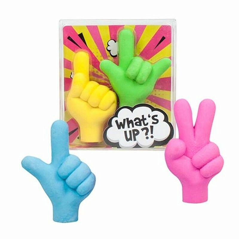 TRENDHAUS Erasers - Talking hands topper (2 pcs., 2 designs) TH944306