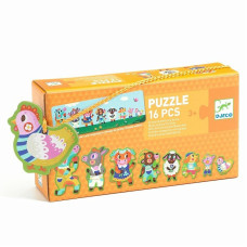 DJECO Puzzle Duo - Big and small on the farm (16 pcs) DJ08266