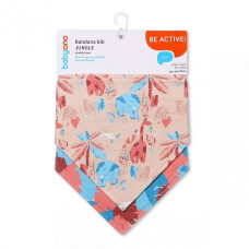 BABYONO Bandana bib 2pcs., JUNGLE ,879/14