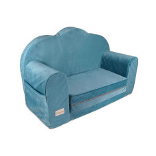 KLUPS CLOUD Velvet baby armchair V111 BLUE