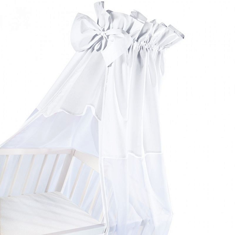 KLUPS Canopy made of cotton and tulle 150x200sm white, BUBIAŁY