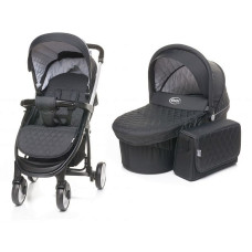 4BABY ATOMIC Universal stroller 2in1 - BLACK