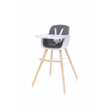 4BABY SCANDY XX highchair 6M+, DARK GREY