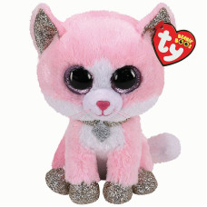 TY Beanie Boos soft toy FIONA pink cat TY36366