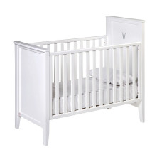 TROLL ROYAL cot 120x60cm White COT-RY0263