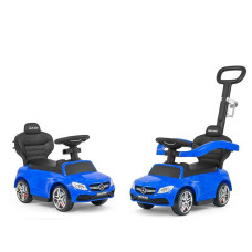 MILLY MALLY MERCEDES AMG C63 Coupe Ride on with pushbar, BLUE