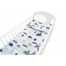 ANKRAS CARS 2 piece bedding set 120x90cm blue