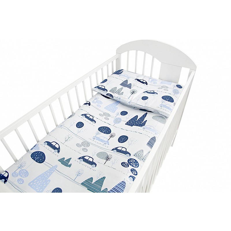 ANKRAS CARS 2 piece bedding set 120x90cm blue