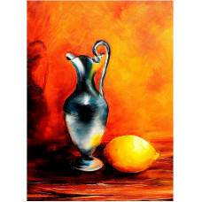 TSVETNOY Diamond painting 30x40cm Jug and Lemon, LE057e