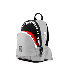 Pick & Pack backpack S SHARK SHAPE grey PP961-02