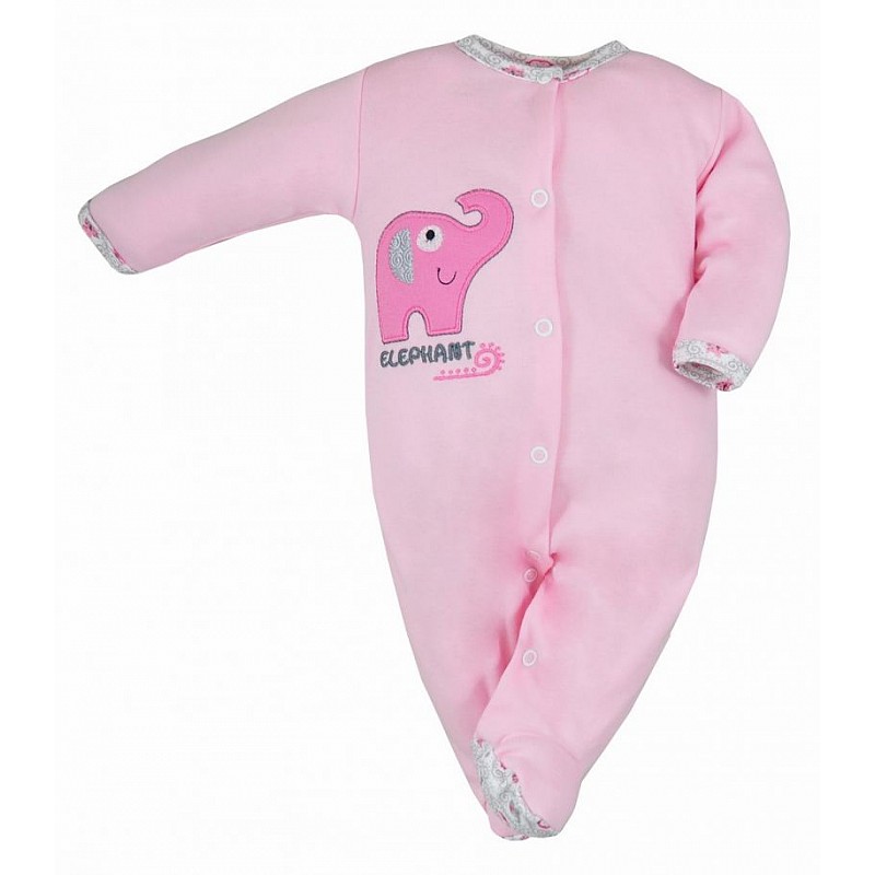 KOALA DZUNGLA romper long sleeve size 74 05-364 pink