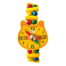 BINO Wooden toy - Clock Cat 9987138