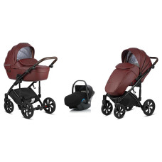 TUTIS VIVA LIFE 3 Leather Edition universal carriage 3in1, 089 Garnet