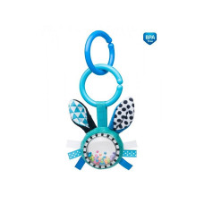 CANPOL BABIES ZIGZAG hanging toy BUNNY 0m + 68/058 blue