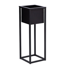 MPORT Metal stand for flowers, black KR16