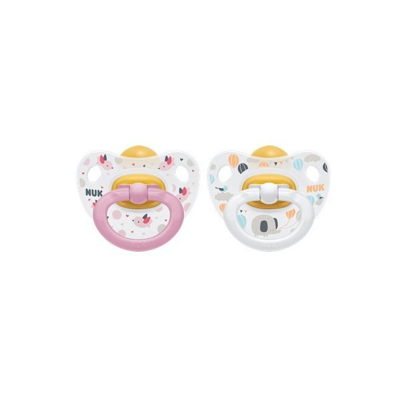 NUK Happy Days Latex orthodontic soother 2pcs form. 6-18m 10733273