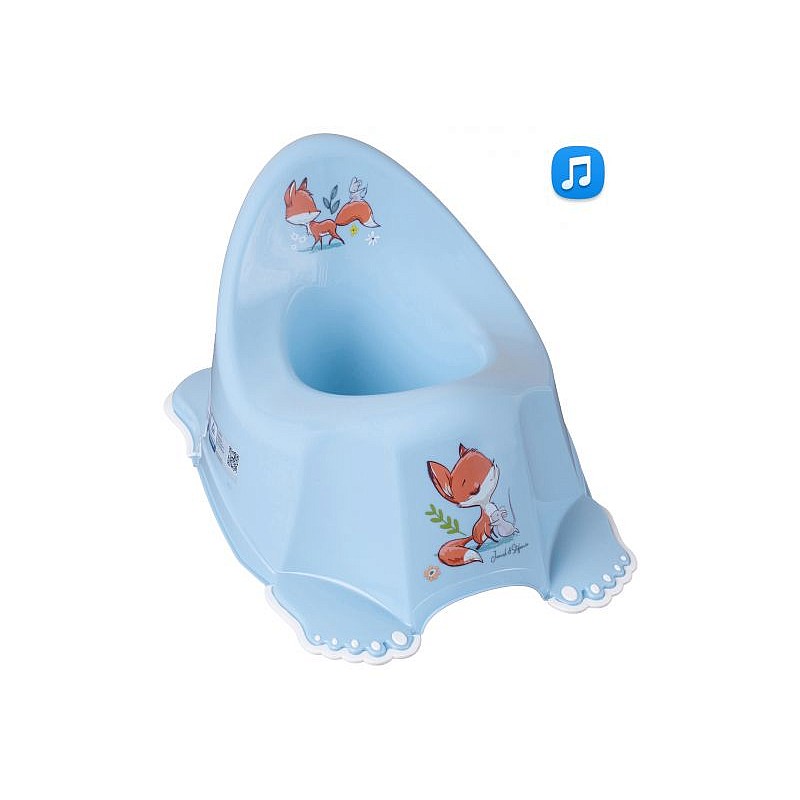 TEGA BABY FOREST FAIRYTALE Anti-slip potty with music, PO-069 BLUE