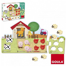 GOULA wooden puzzle 24pcs. 24m+ 53438