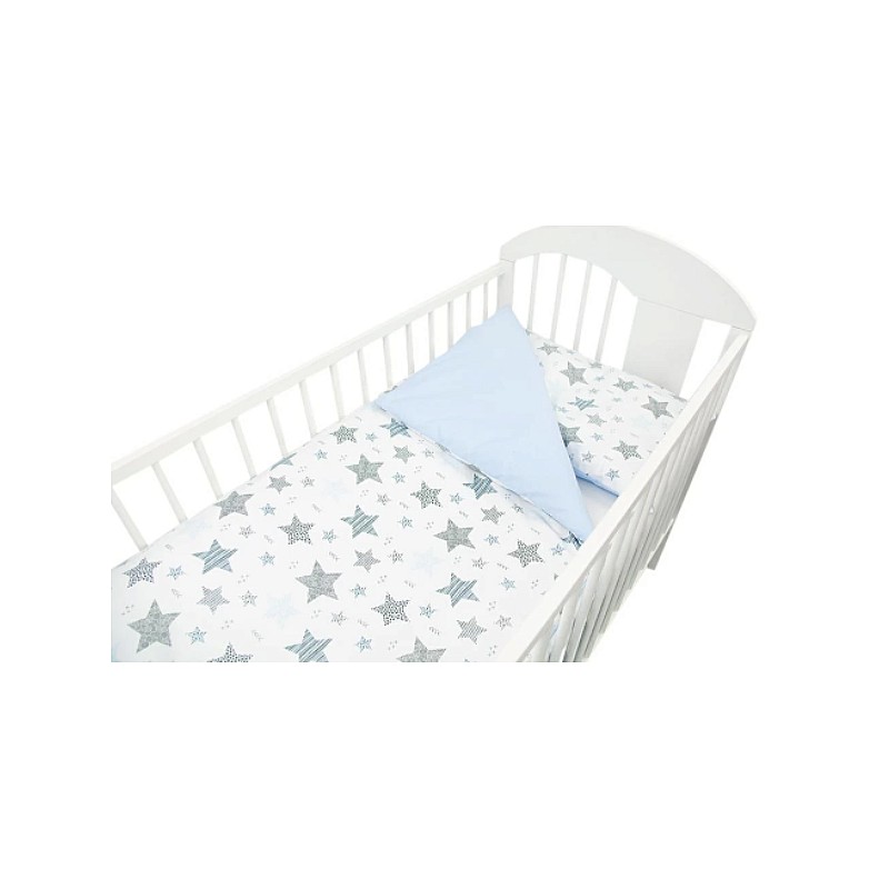 ANKRAS NEW STARS bedding set 2 piece 120x90cm blue