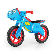 MILLY MALLY DINO woden walking/balance bike BLUE