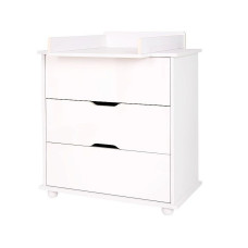 DREWEX ALPINE WHITE chest of drawers, white