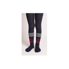 BELLISSIMA Childrens tights 86/92, size, B406 dark blue-anchor