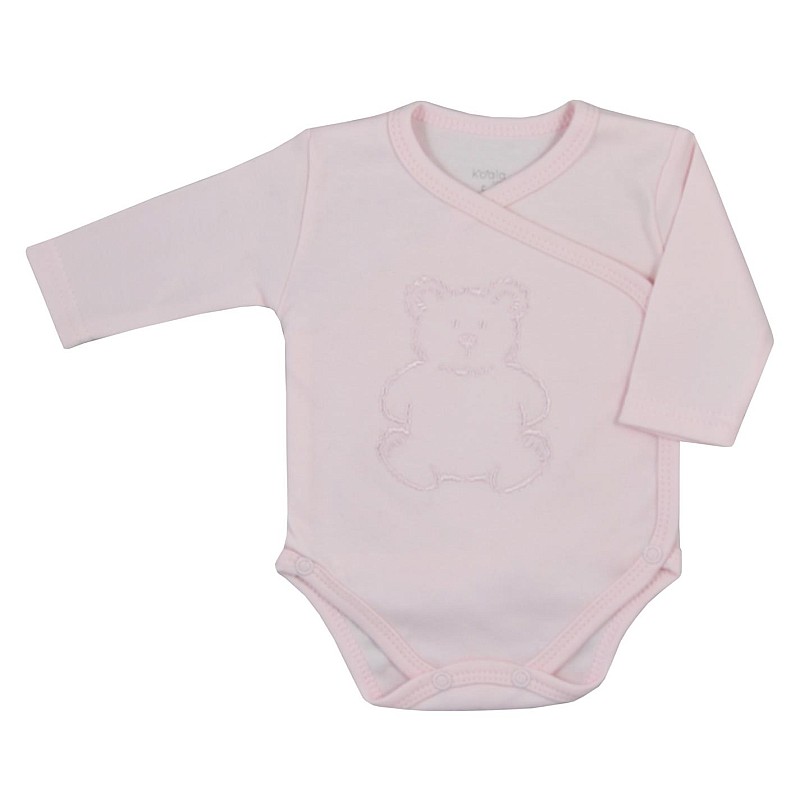 KOALA BABY MIŠ body with long sleeves 56, 09-381 light pink