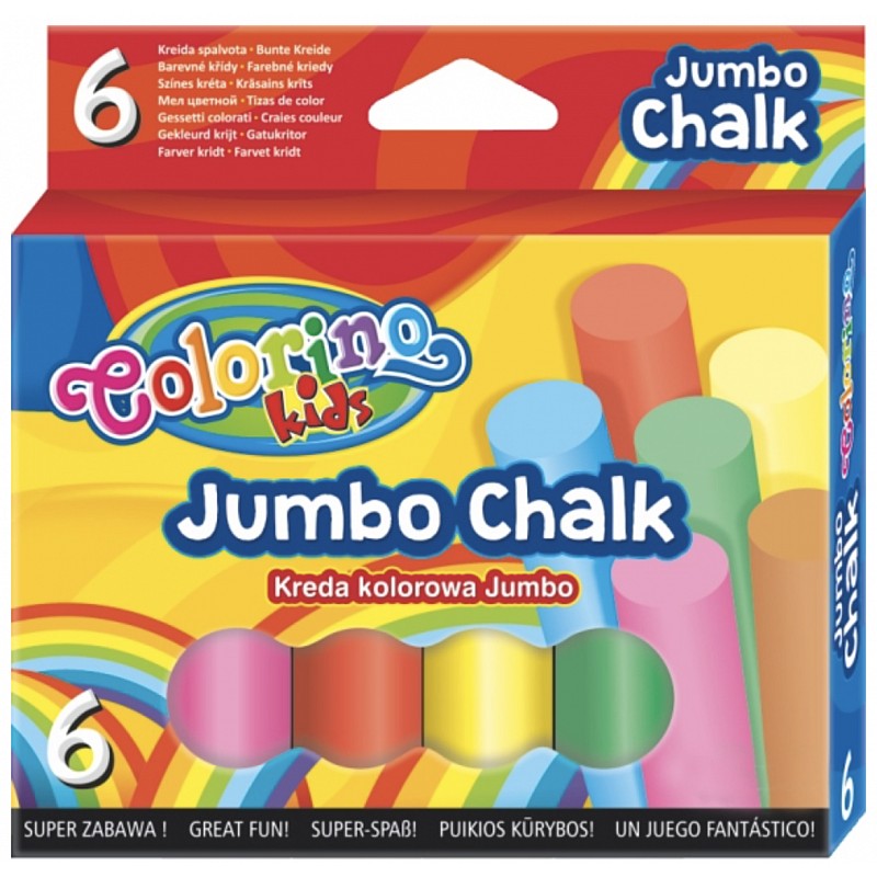 COLORINO JUMBO crayons 6pcs.