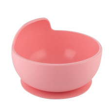 CANPOL BABIES silicone suction bowl 300 ml, pink, 9m+, 51/400_pin