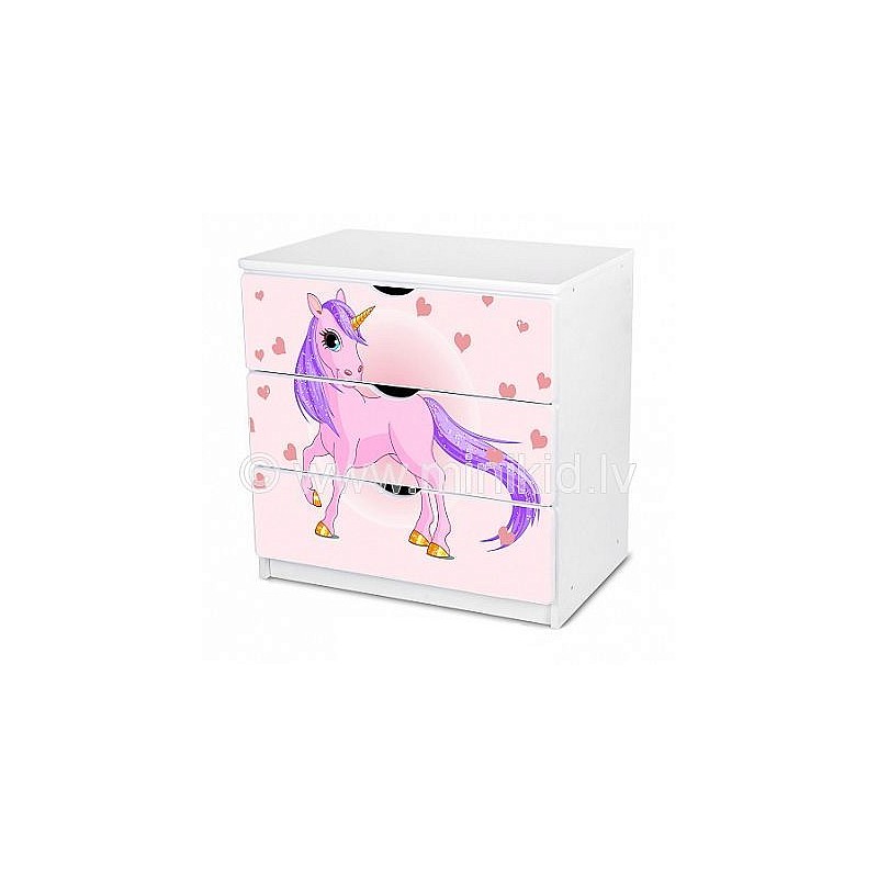 NOBIKO dresser unicorn, pink