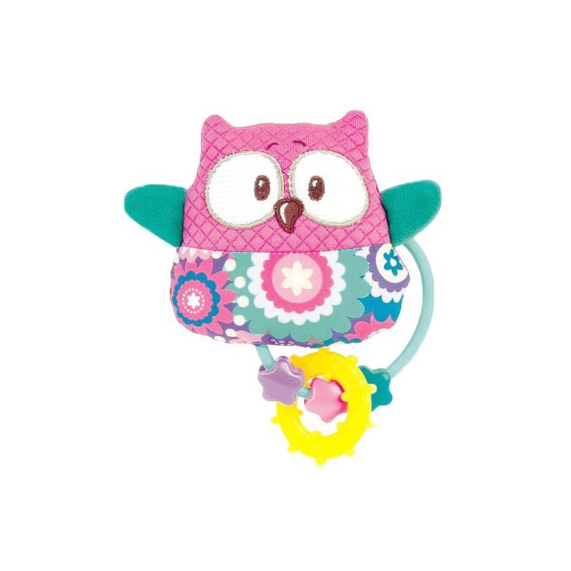 CANPOL BABIES Forest Friends rattle Pink Owl 68/046