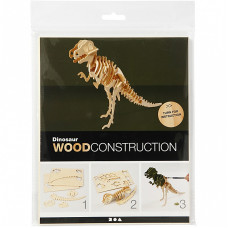 CREATIV 3D Wooden Construction Kit Dinosaur, 57855