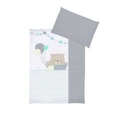 KLUPS Bed linen 2 piece Bears with balloons 135X100sm, K098