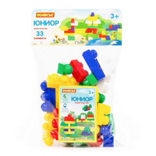 POLESIE Construction blocks Junior 175 elements., 6646