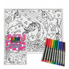 SPLAT PLANET colour in placemat UNICORNS, SP42408