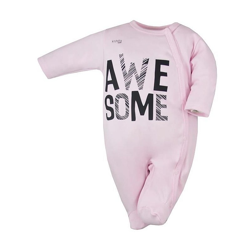 KOALA AWESOME romper with long sleeves size 62 06-727 pink