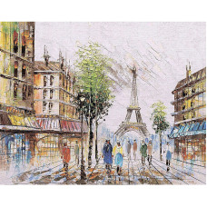 TSVETNOY Diamond painting 40x50cm Impression of Paris, LG252e